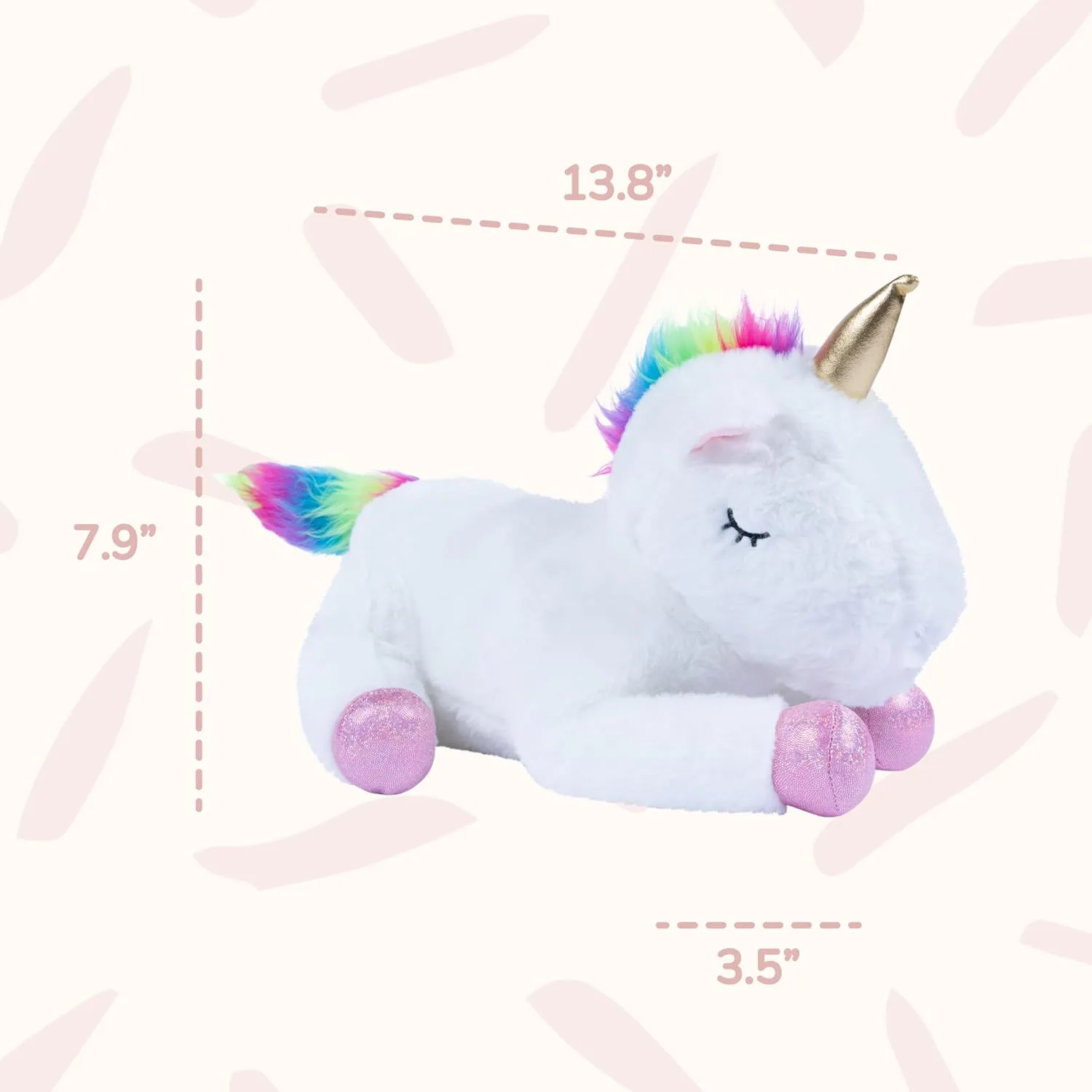 PixieCrush Unicorn Stuffed Animals for Girls, Set of 5 - Mommy with Babies - Magical Giant Stuffed Animal - Enchanting Unicorn with Babies Set - Plush Animals for Kids