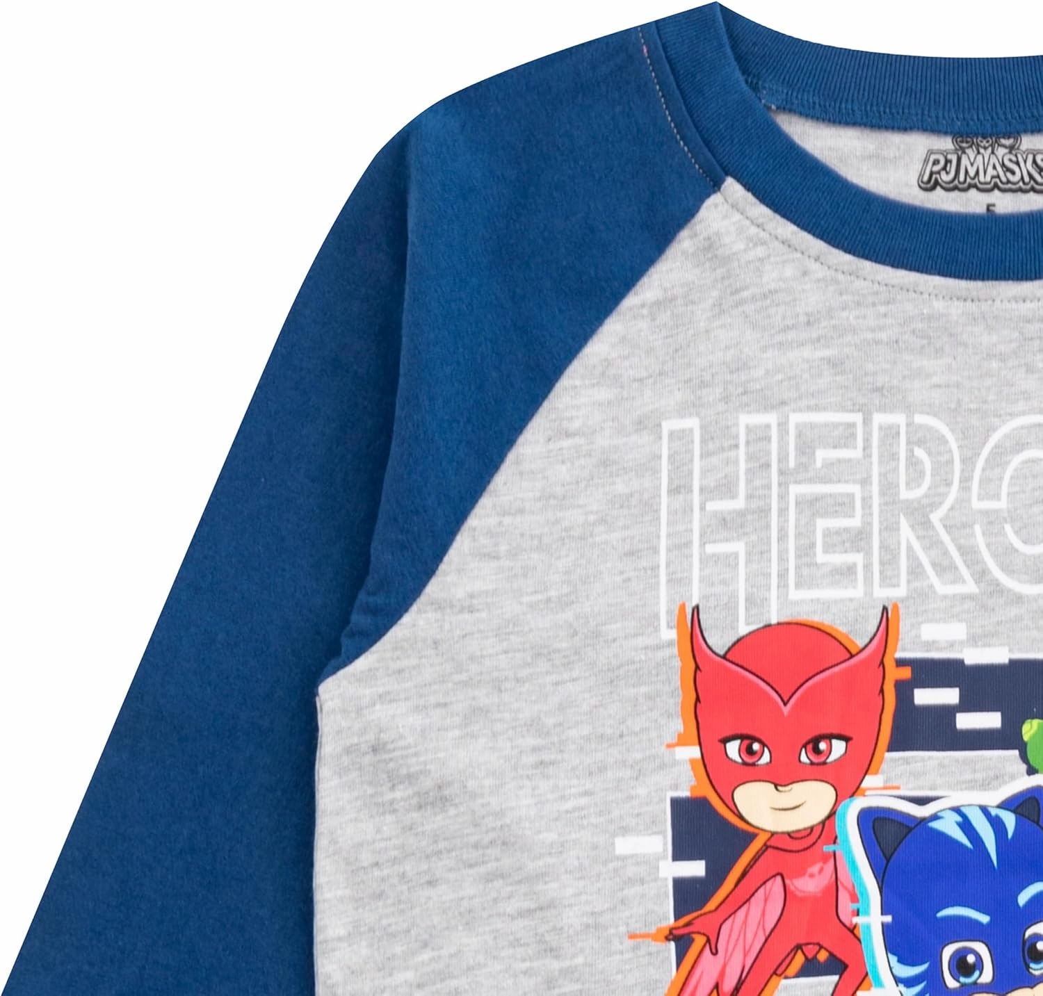 PJ Masks Catboy, Gekko and Owlette Boys Long Sleeve Shirt and Pants Set for Toddler and Little Kids