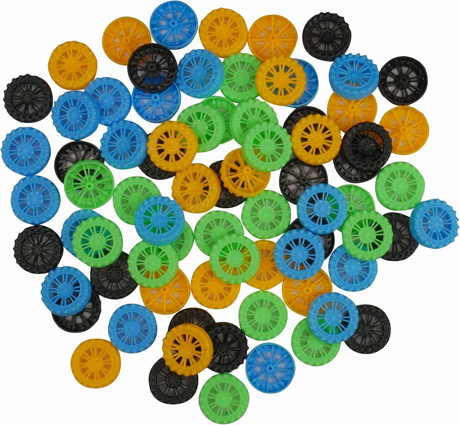Plastic Toy Wheels and Steel Axles for DIY STEM Projects