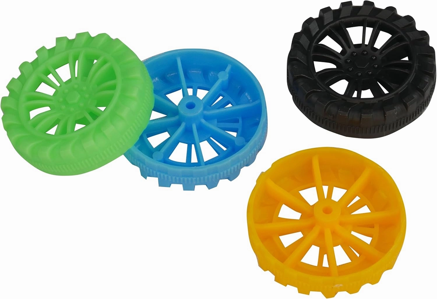 Plastic Toy Wheels and Steel Axles for DIY STEM Projects