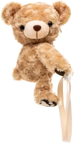 Plush Bear Crossbody Bag - Cute Shoulder Purse With Adjustable Straps - Stuffed Animal Design