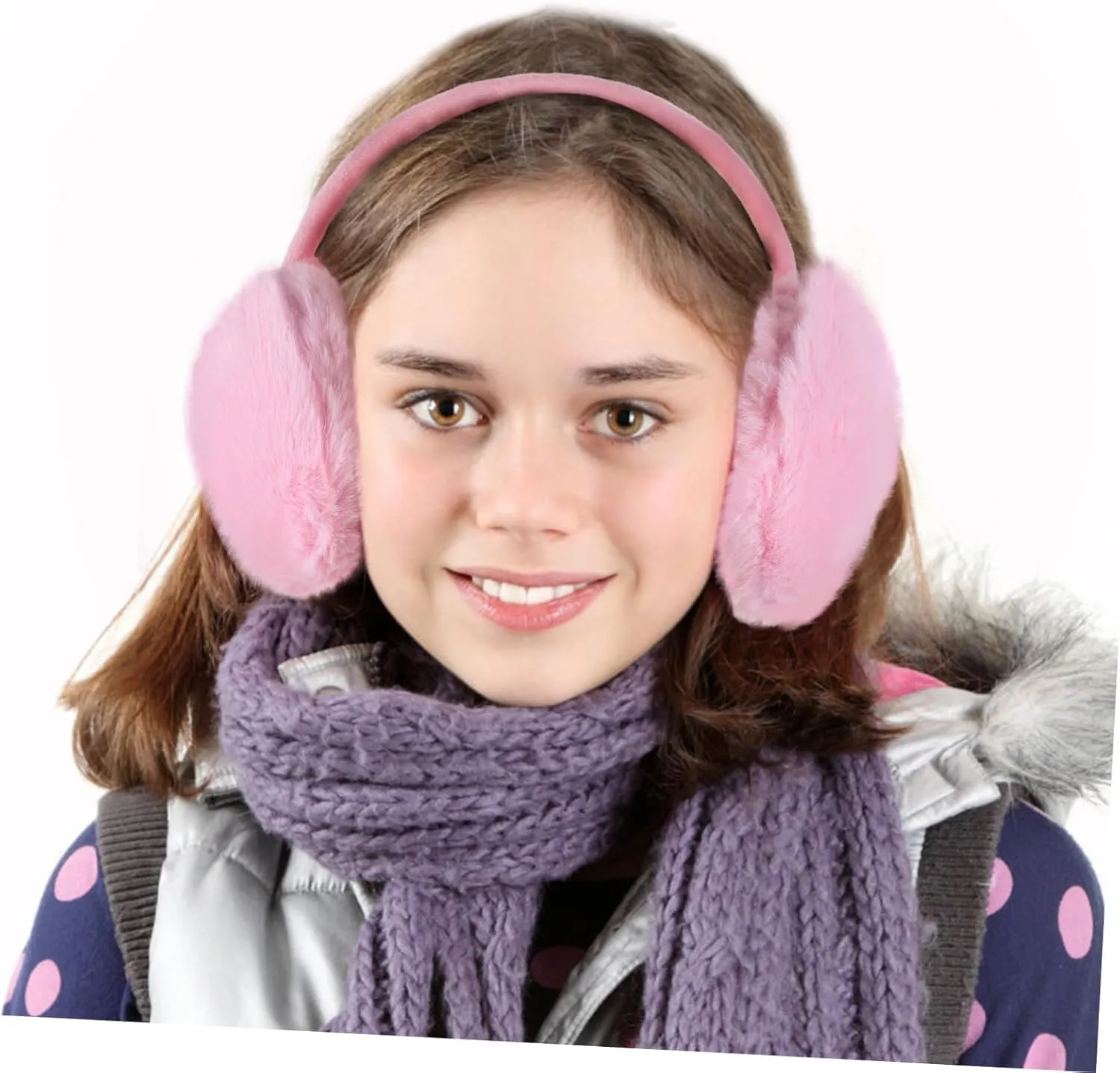 Plush Warm Ear Muffs Ear Covers for Shower Ears Ear Protection for Warmer Leopard Animal Earmufft Faux