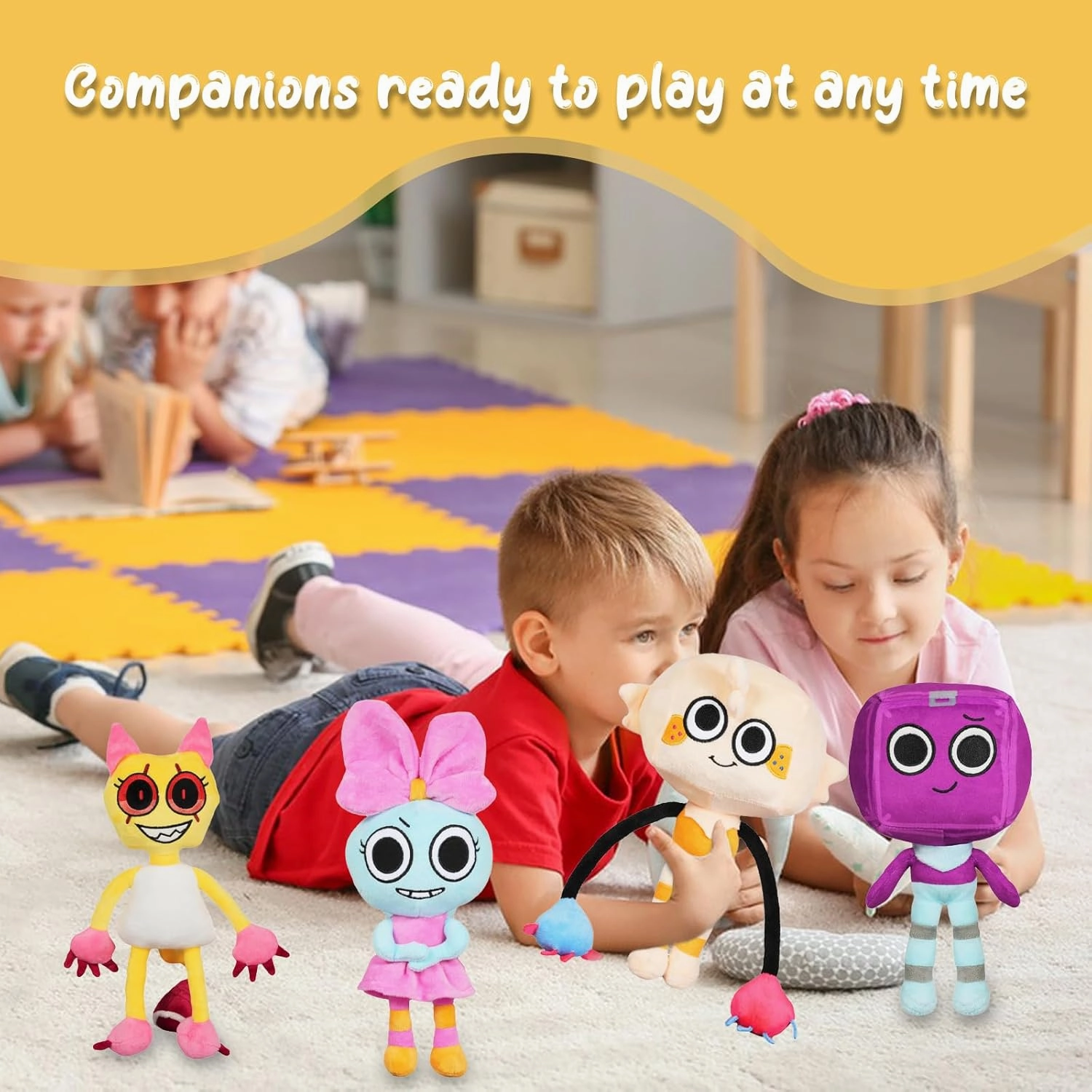 Plush, 9.8" Adorable Goob Plush Pillow Home Decors Birthday Valentines Gift for Fans and Kids