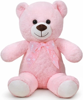 Plush Toy Teddy Bear Cute Stuffed Animal Bear Doll Gift for Girlfriend on Birthday, (Pink,60cm/23.6in)