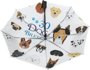 Poeticcity Automatic Folding UPF 50  Anti-UV Rain Umbrella, Auto Open/Close 3 Folds Sun Parasol Canopy Windproof Compact Travel Umbrella