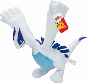 Pokemon 12" Large Lugia Plush - Officially Licensed - Diamond & Pearl Legendary Figure - Authentic Soft Stuffed Animal Toy - Gift for Kids, Boys, Girls - 2 