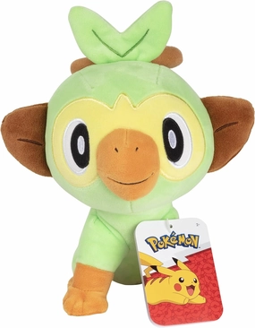 Pokemon 8" Grookey Plush Officially Licensed - Sword and Shield Starter Figure - Authentic Soft Stuffed Animal Toy - Gift for Kids, Boys, Girls - 2 