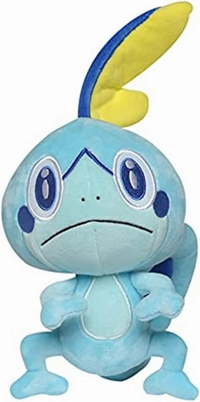 Pokemon 8" Sobble Plush - Officially Licensed - Sword and Shield Starter Figure - Authentic Soft Stuffed Animal Toy - Easter Basket Stuffer Gift for Kids, Boys, Girls - 2 