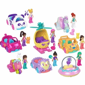 Polly Pocket | Pollyville Single Figure and Car