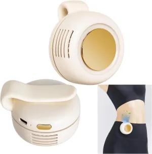 Portable Silent Mini Bladeless Fan Clip On, 3 Speeds Clip On Fan for Shirt for Outdoor Travel Gift (white)
