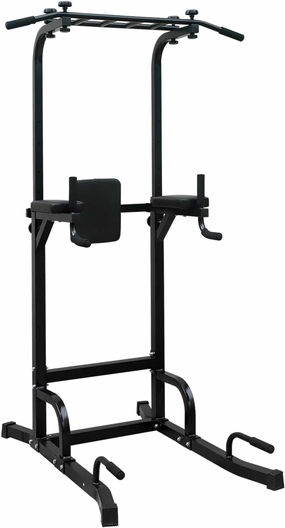 Power Tower, Athfiner Pull Up Bar Station,Height Adjustable Multi-Function Dip Station for Home Gym Strength Training Fitness Workout Equipment