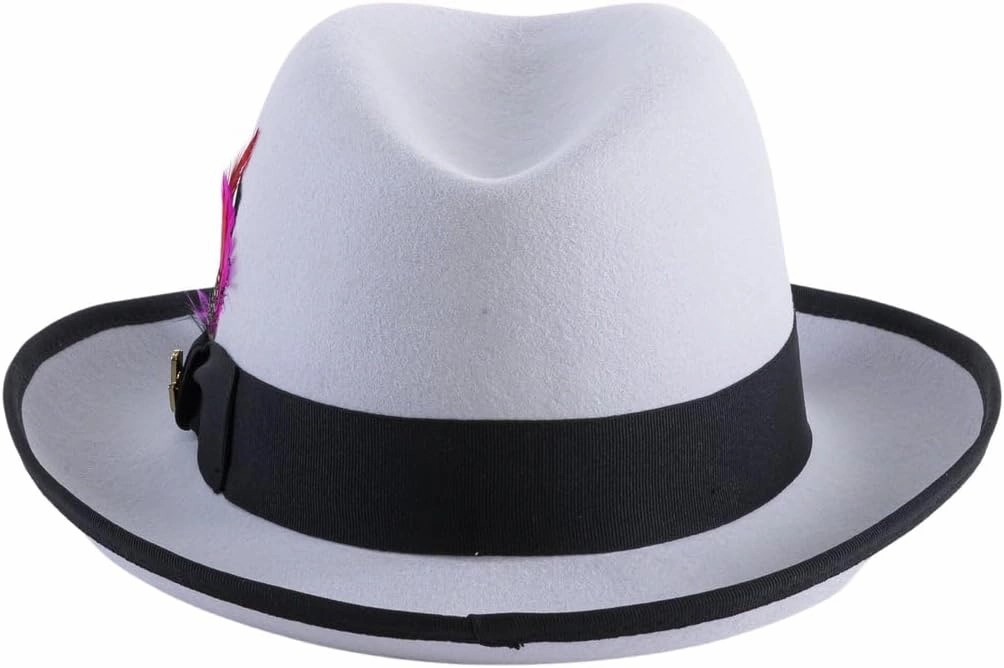 Premium Godfather Hat | Fedora Hats for Men | Homburg Hat | Men's Homburg
