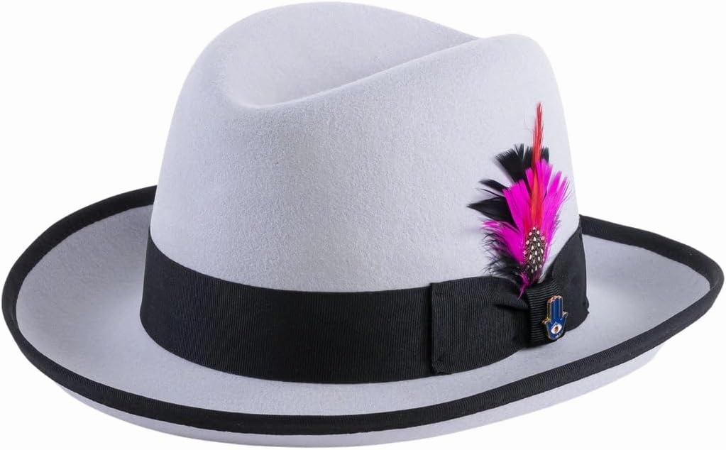 Premium Godfather Hat | Fedora Hats for Men | Homburg Hat | Men's Homburg
