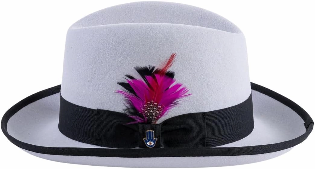 Premium Godfather Hat | Fedora Hats for Men | Homburg Hat | Men's Homburg