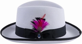 Premium Godfather Hat | Fedora Hats for Men | Homburg Hat | Men's Homburg