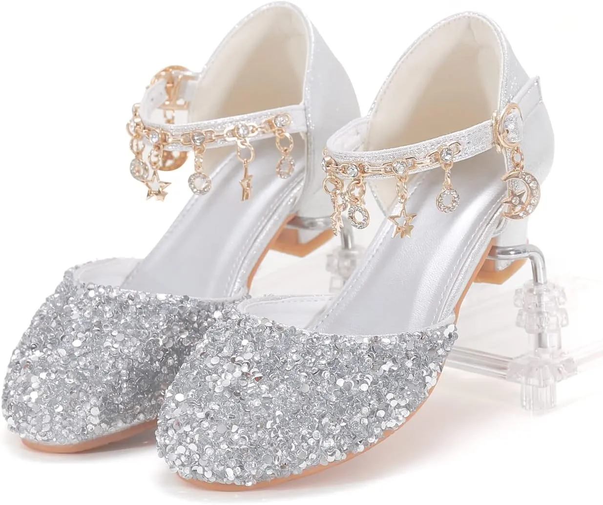 Princess Dress Up Shoes - Cinderella Heels for Little Girls