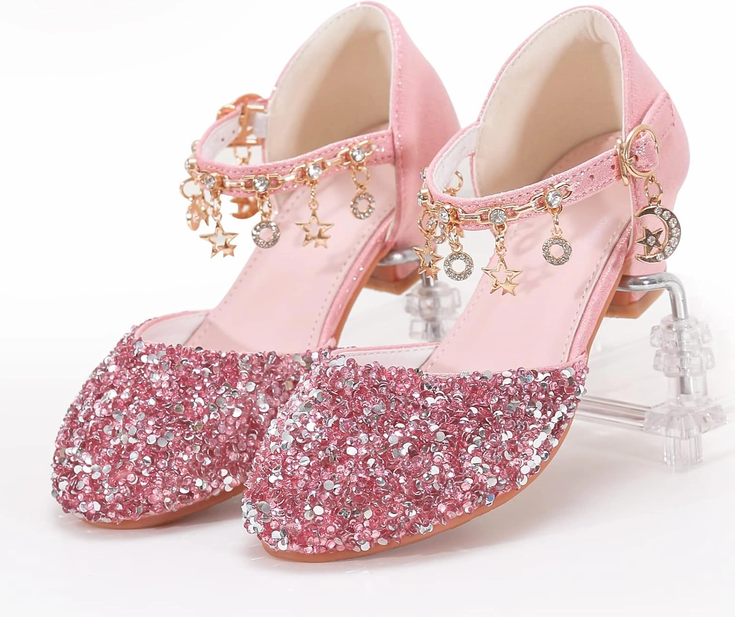 Princess Dress Up Shoes - Cinderella Heels for Little Girls
