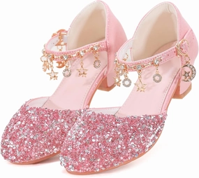 Princess Dress Up Shoes - Cinderella Heels for Little Girls