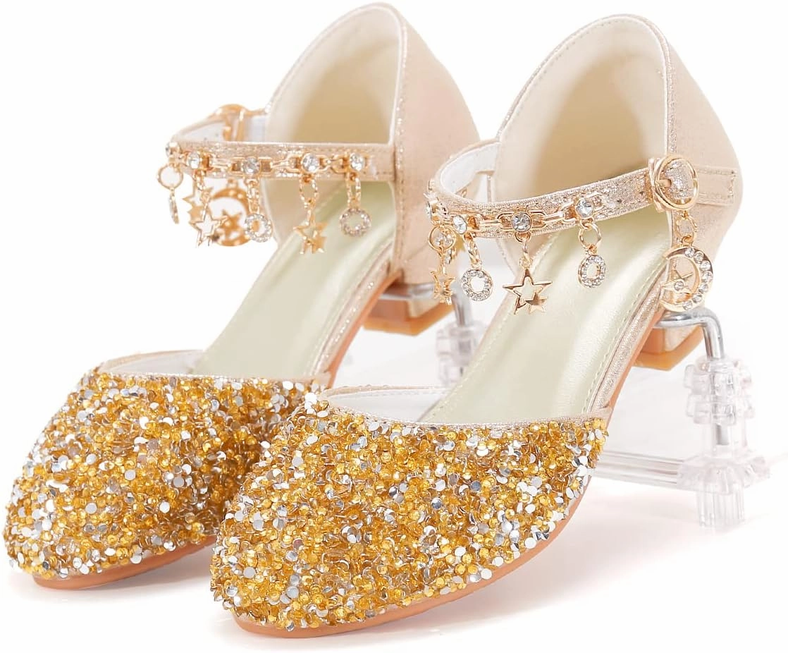 Princess Dress Up Shoes - Cinderella Heels for Little Girls