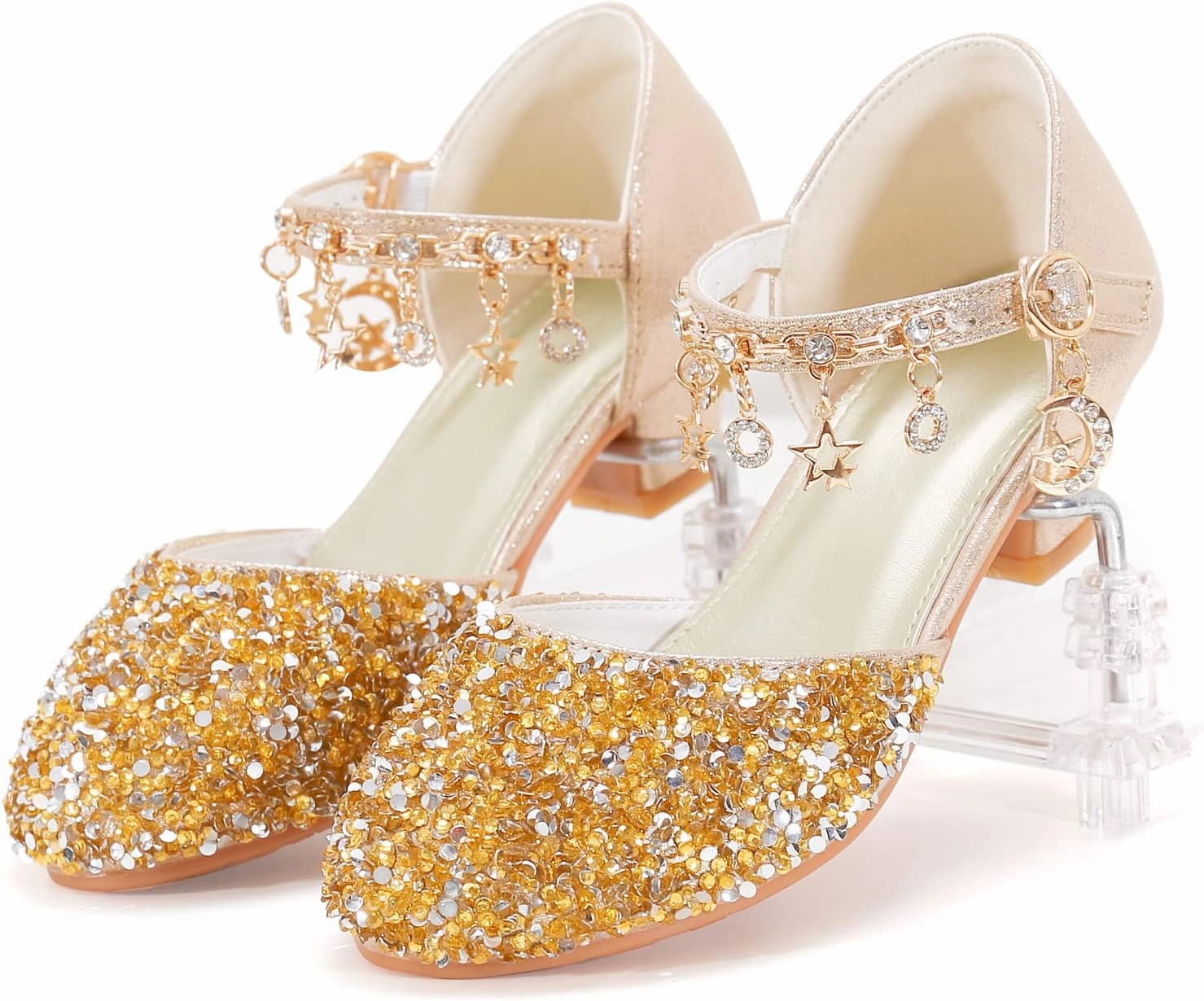 Princess Dress Up Shoes - Cinderella Heels for Little Girls