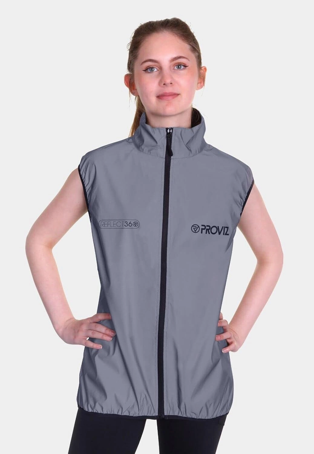 Proviz Women's REFLECT360 Waterproof Cycling Gilet Hi Visibility Reflective Bike Vest
