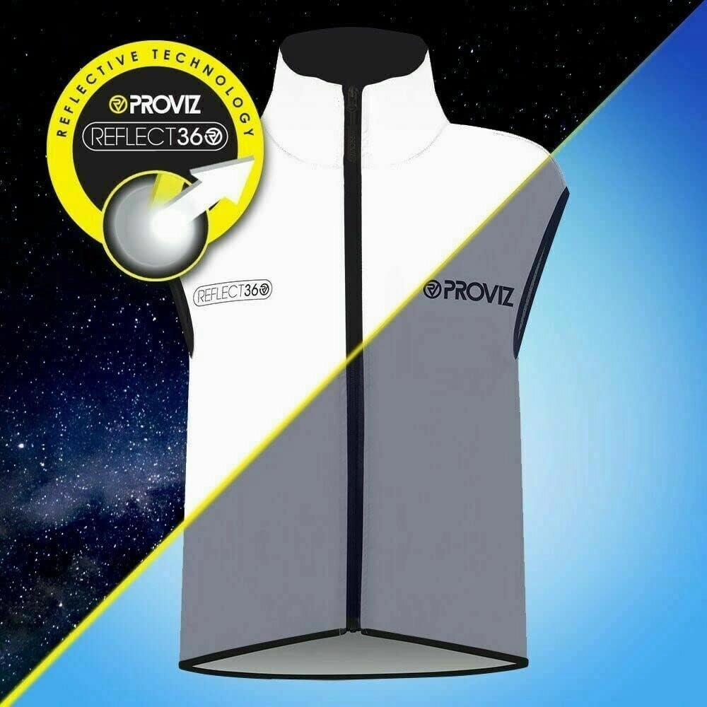 Proviz Women's REFLECT360 Waterproof Cycling Gilet Hi Visibility Reflective Bike Vest