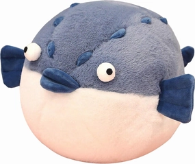 Puffer Fish Stuffed Animals 19.7'' Funny Stuffed Animals Soft Plushies,Chubby Puffer Fish Plush Toy,Unique Fat Pufferfish Stuffed Animals for Girls Kids Boys Birthday