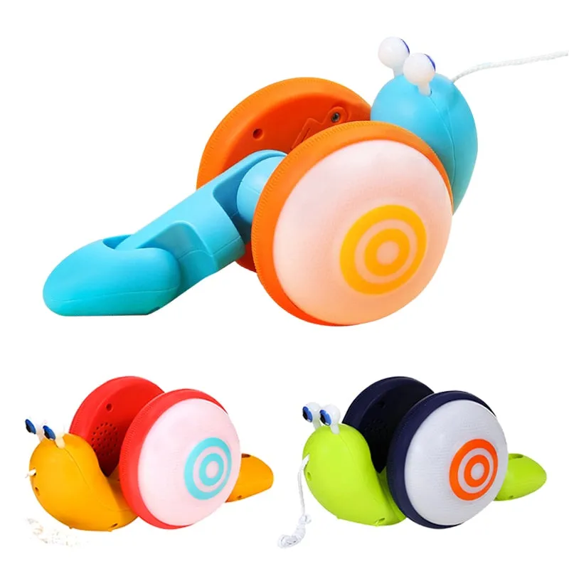 Pull String Snail Toy