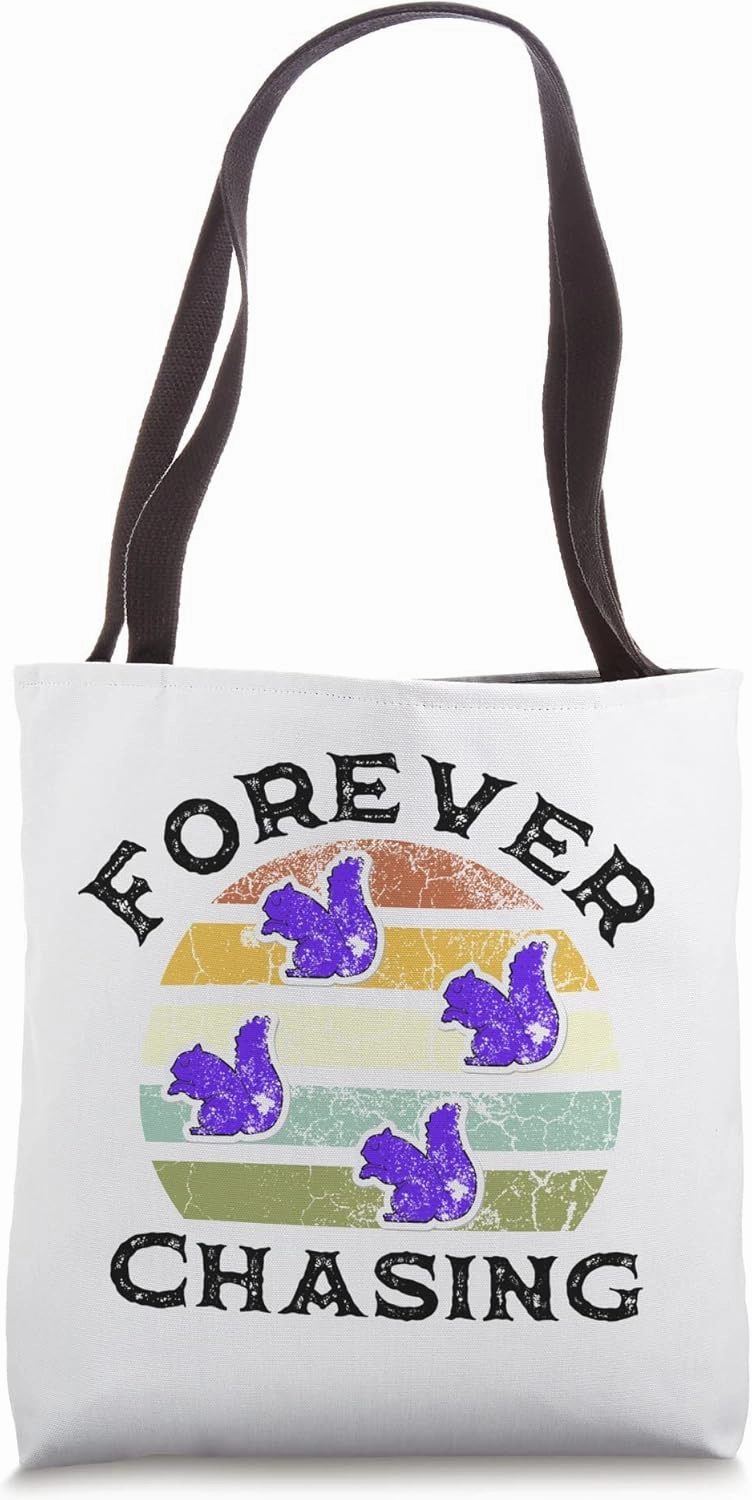 Purple Squirrel Forever Chasing Funny Recruiter Recruiting Tote Bag