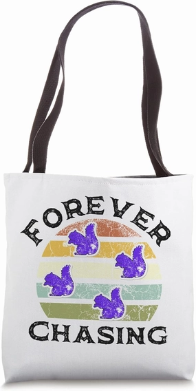 Purple Squirrel Forever Chasing Funny Recruiter Recruiting Tote Bag