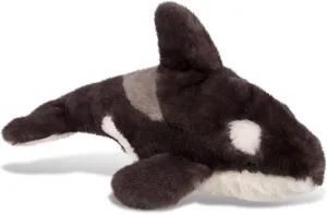 Puzzled DolliBu Plush Wild Killer Whale Stuffed Animal - Soft Huggable Large Whale, Adorable Plush Toy Animal, Cute Sea Life Cuddle Gifts for Kids & Adults - 15.5 Inch