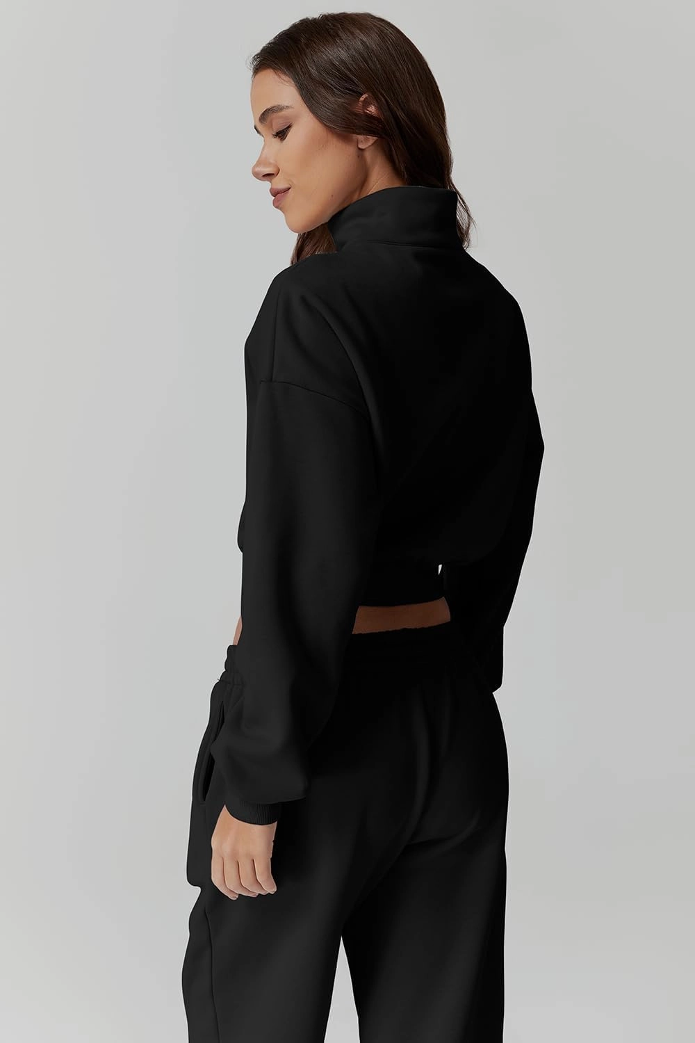 QINSEN Womens 2 Piece Oufits Full Zip Jacket Long Sleeve Sweatsuits Fleece Lounge Tracksuit with Joggers