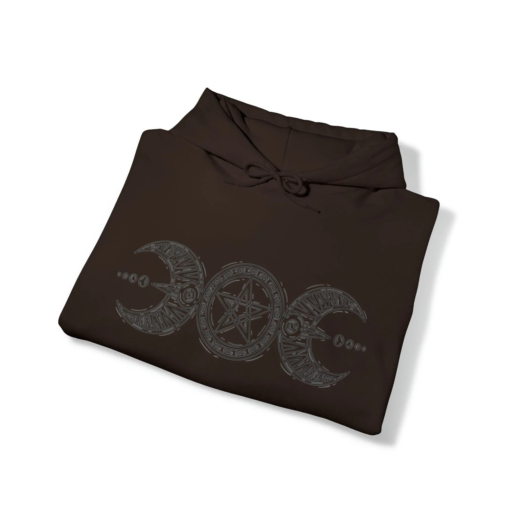 "Triple Goddess with Pentacle " Hooded Sweatshirt