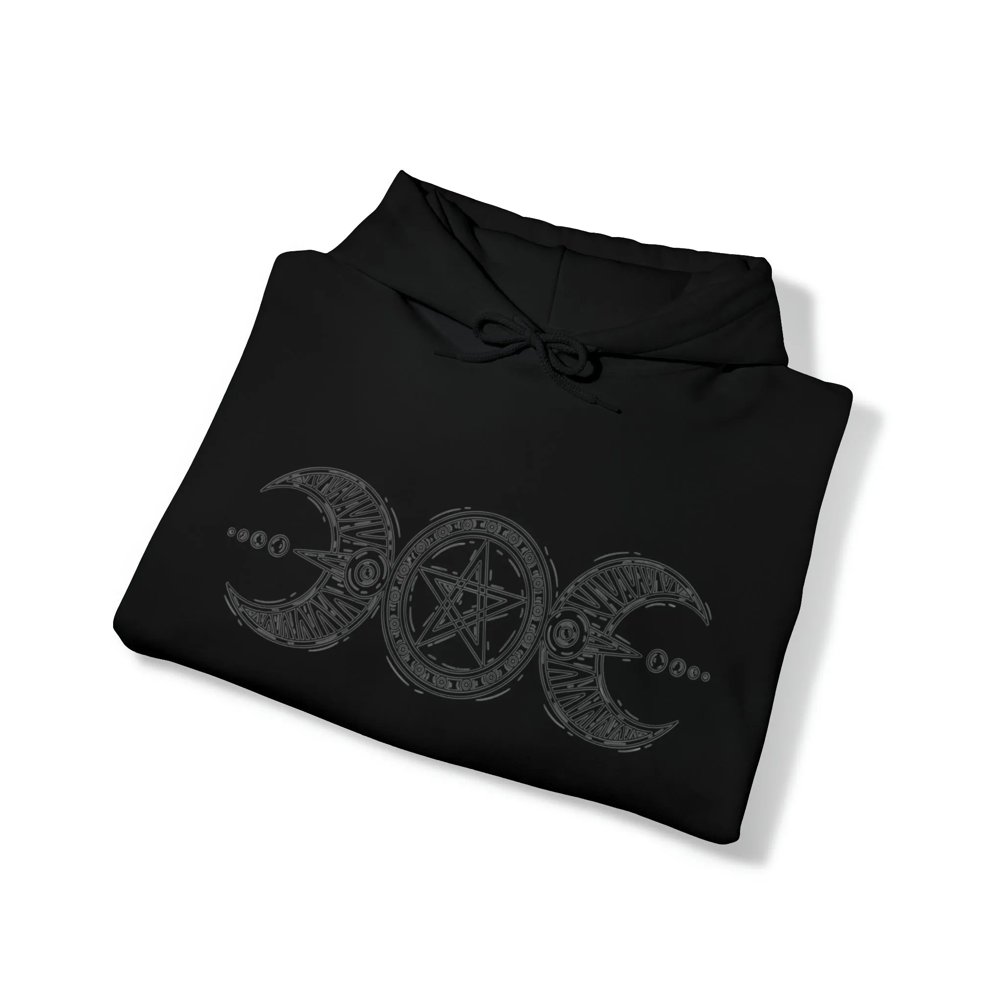 "Triple Goddess with Pentacle " Hooded Sweatshirt