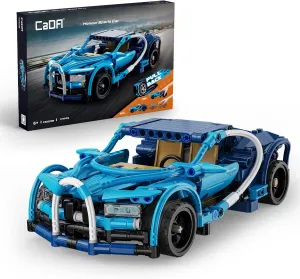 Race Car Building Toys - Pull Back 377Pcs Honour Sport Car Building Brick Kit for 6 7 8 9 10   Years Old Boys Kids Birthday Gifts, STEM Toy Racing Car Building Block Set