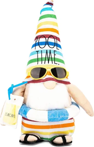Rae Dunn Summer Gnome - Decorations for Home Decor Farmhouse Kitchen Decoration, Stuffed Gnomes Plush Shelf Figurines, Mother's Day Father's Gifts Pool Time