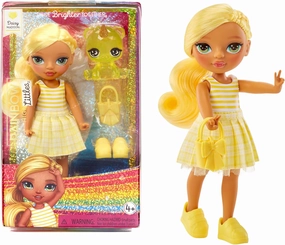 Rainbow High Littles – Daisy Madison, Yellow 5.5" Posable Small Doll with Purse, Magical Pet Bear, Girls Toy Gift, Kids Ages 4-12 Years
