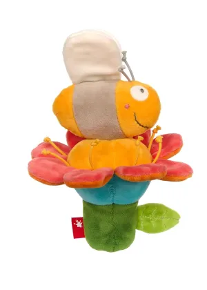 Rattle Flower and Bee Mädchen und Jungen Baby Toy, Recommended from 3 Months, Colour Multicoloured (42613)