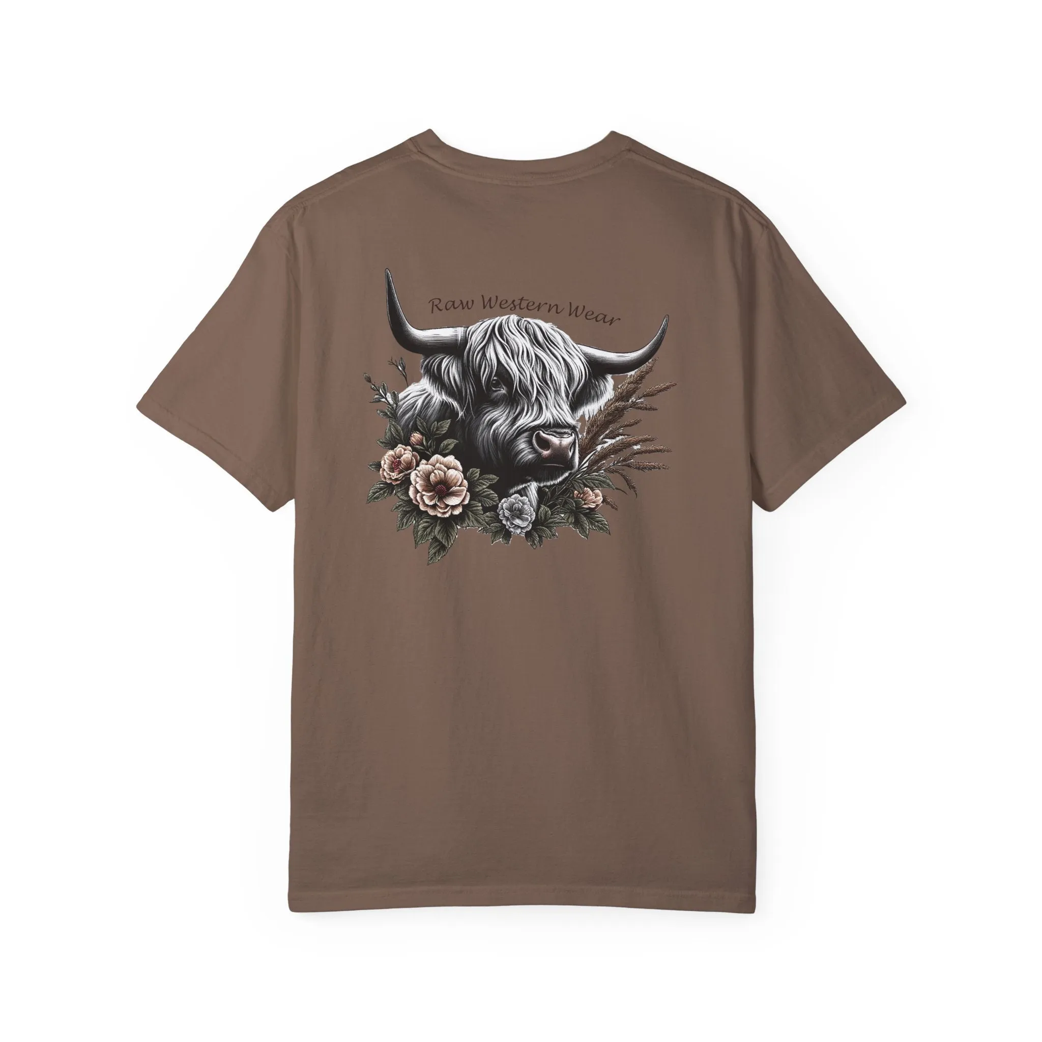 Raw Western Wear Highland Cow  - Classic Cotton Tee