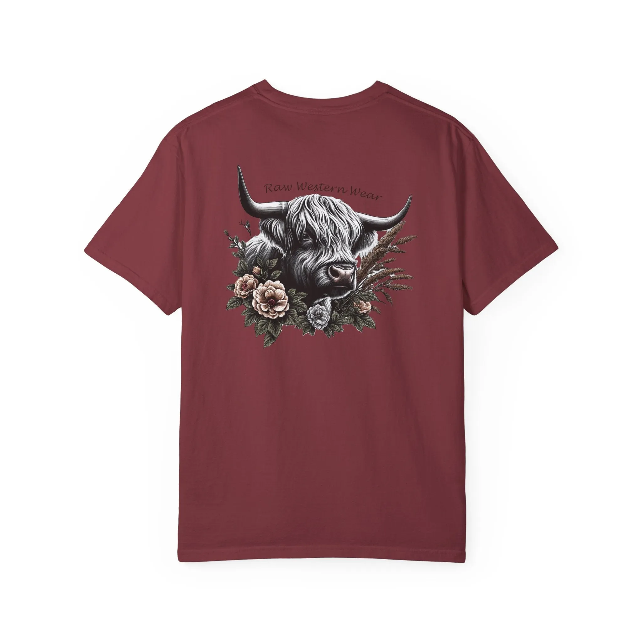 Raw Western Wear Highland Cow  - Classic Cotton Tee