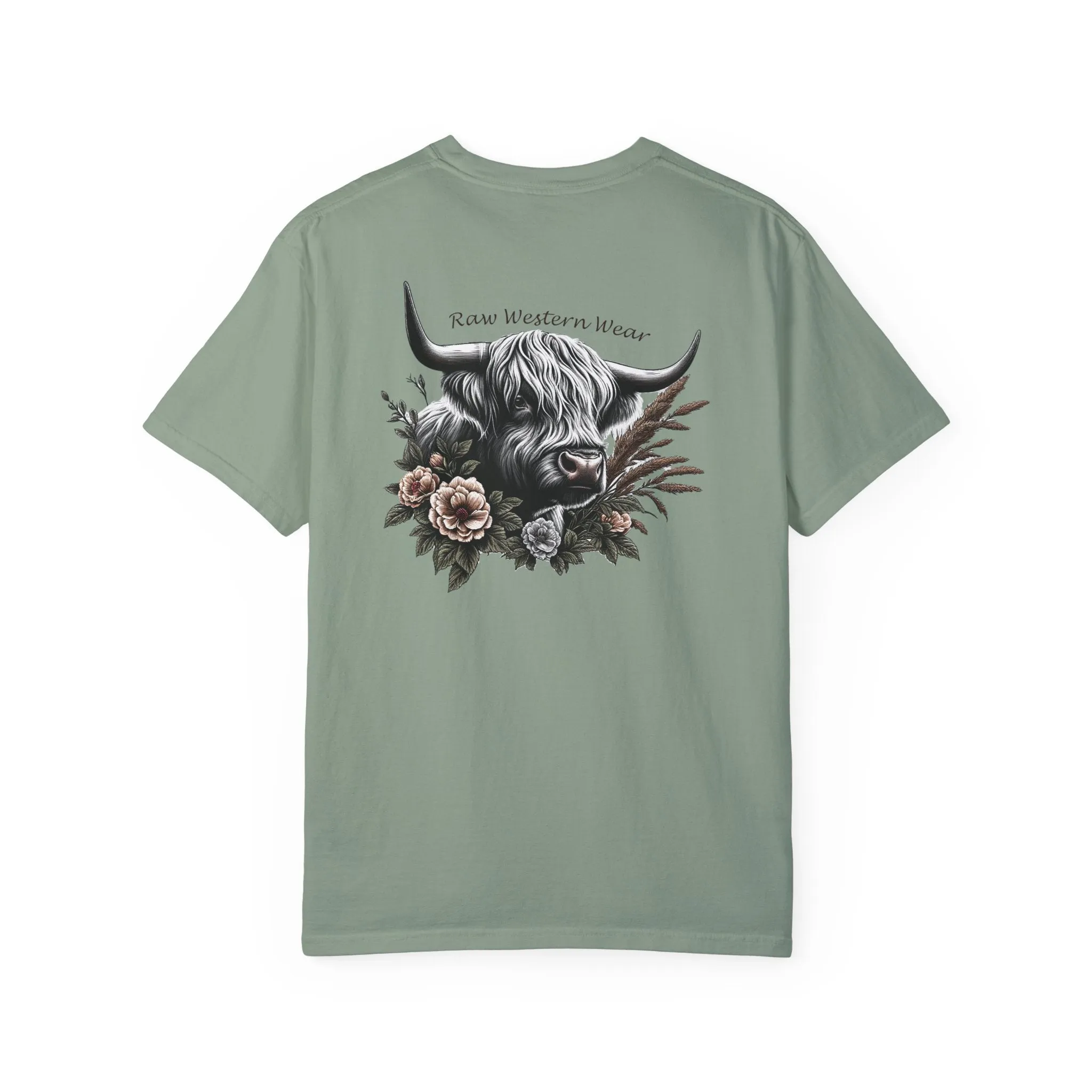 Raw Western Wear Highland Cow  - Classic Cotton Tee