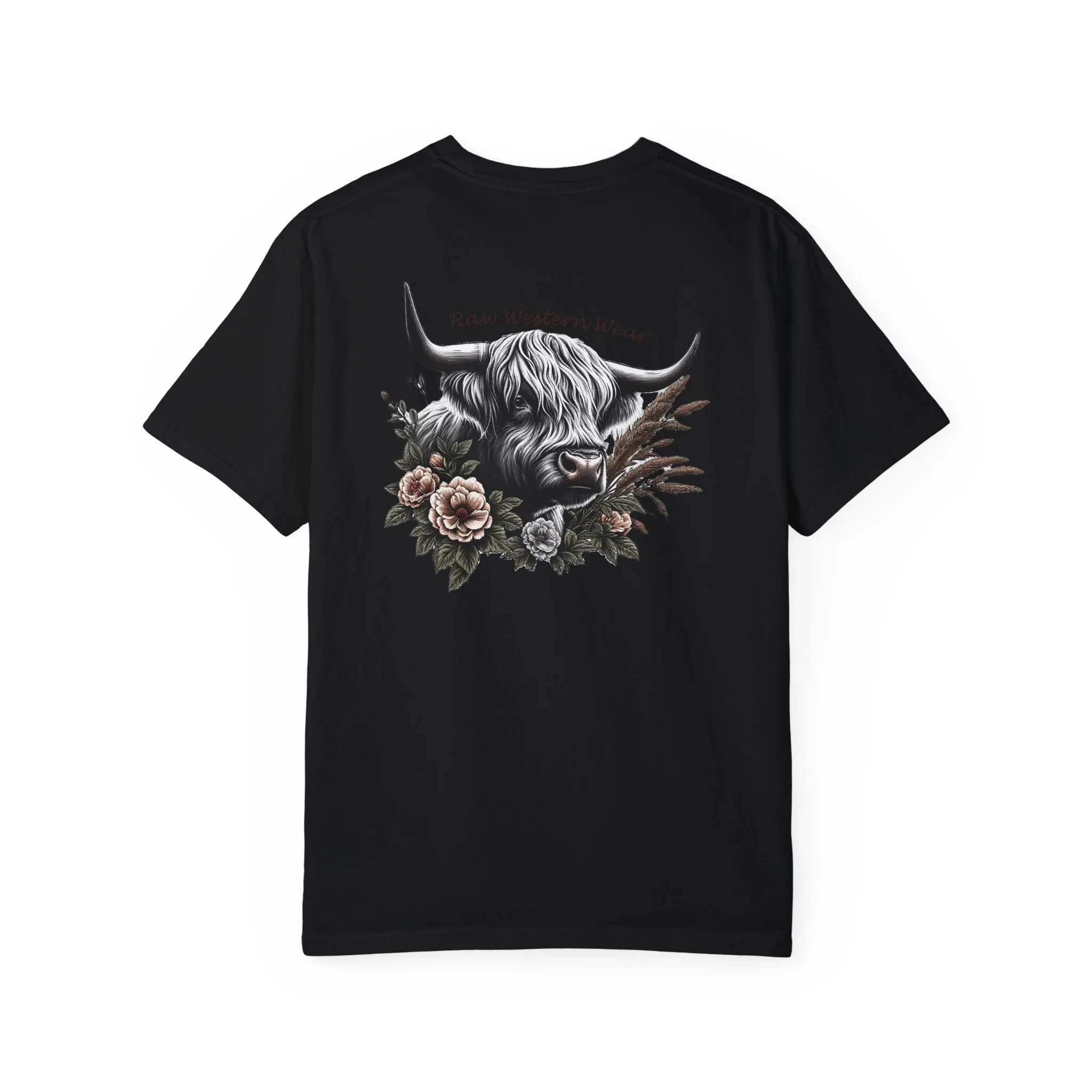Raw Western Wear Highland Cow  - Classic Cotton Tee