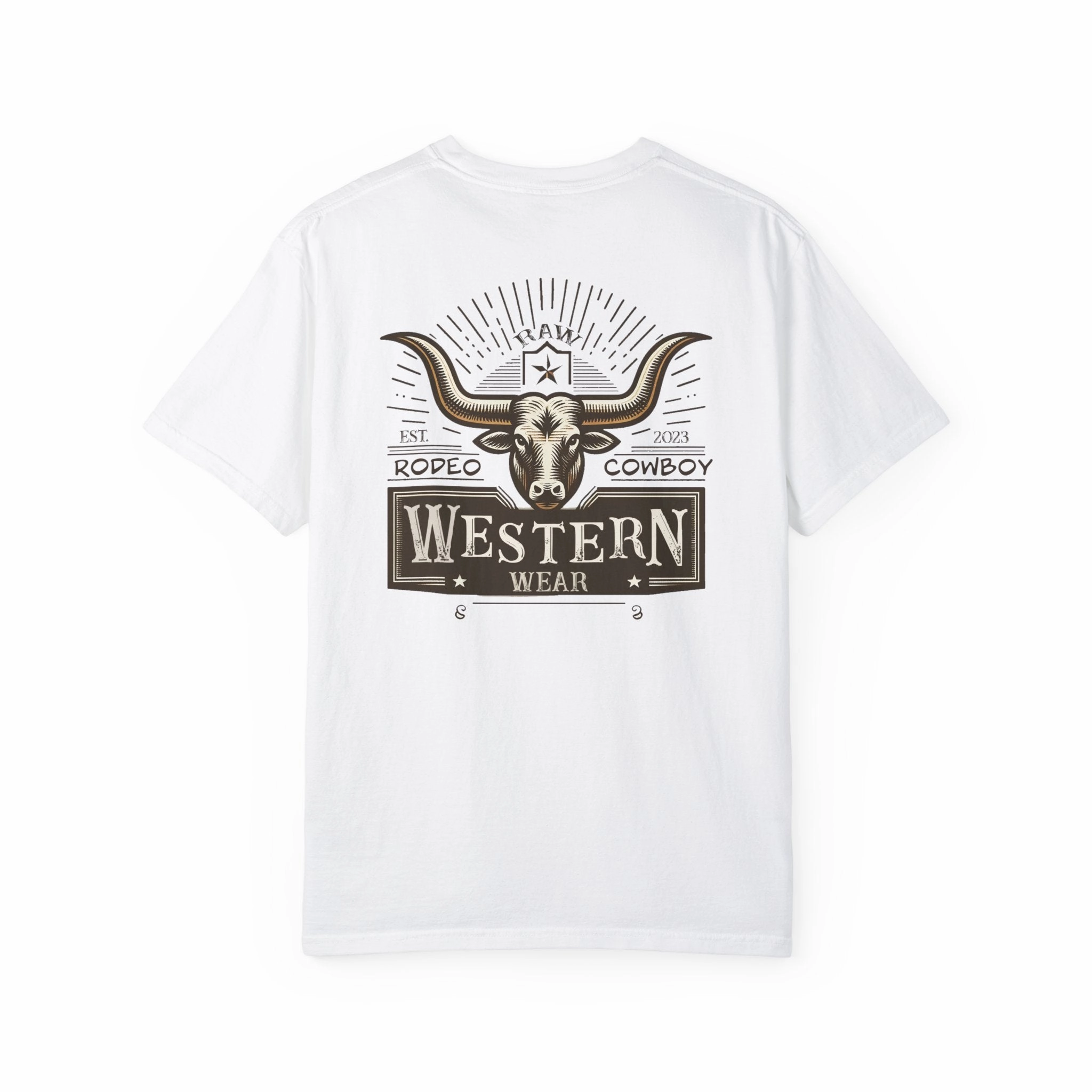 Raw Western Wear Long Horn - Classic Cotton Tee