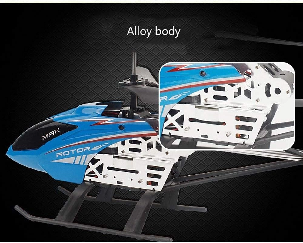 RC Plane for USB Charging Super Large Space Model Aircraft with Lighting Function 3.5 Channel Metal Frame RC Helicopter Outdoor Flying Toy Children's Gifts