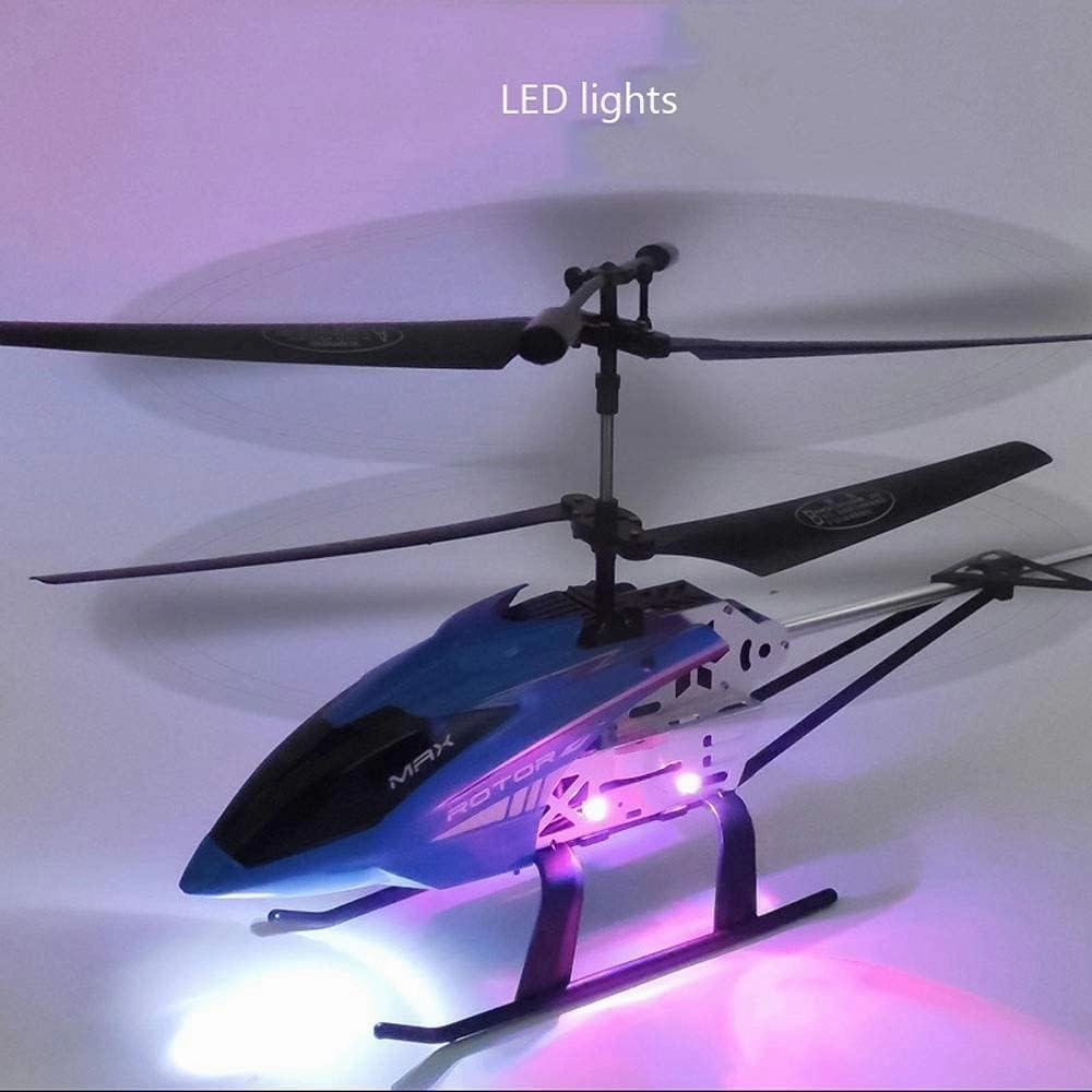 RC Plane for USB Charging Super Large Space Model Aircraft with Lighting Function 3.5 Channel Metal Frame RC Helicopter Outdoor Flying Toy Children's Gifts