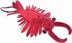 Realistic Anomalocaris Stuffed Animal Plush Toy, Lifelike Shrimp Animal Plushies, Simulation Animals Doll