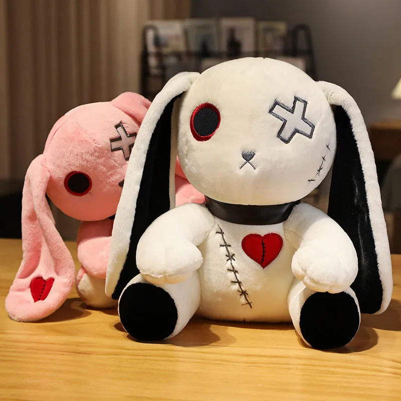 Reborn Rabbit Punk Gothic Easter Bunny Plush Toy