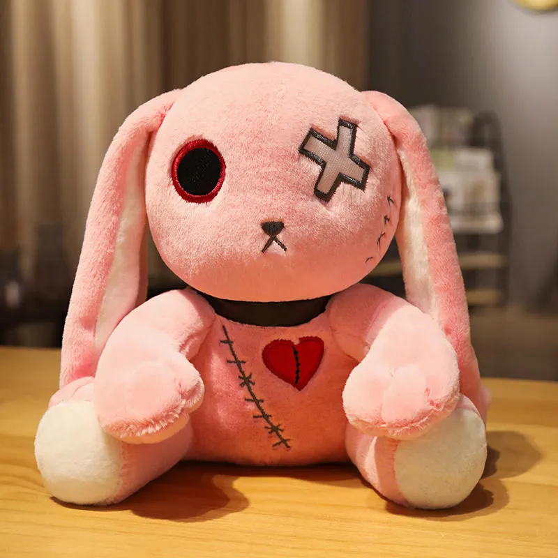 Reborn Rabbit Punk Gothic Easter Bunny Plush Toy