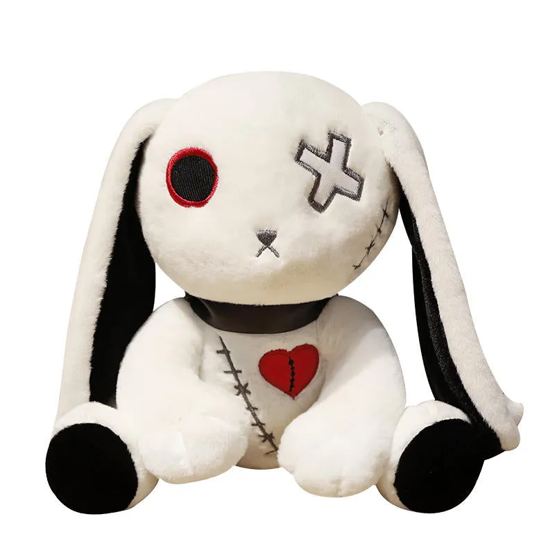 Reborn Rabbit Punk Gothic Easter Bunny Plush Toy
