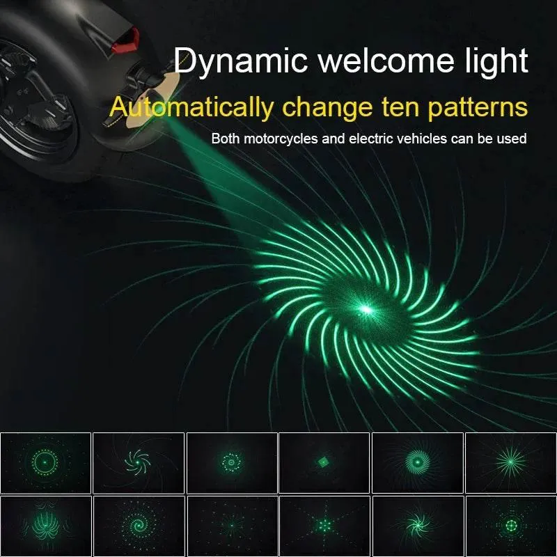 Rechargeable LED Car Door Welcome Light - Dynamic Automotive Accessory